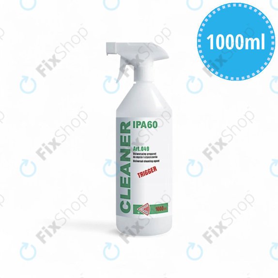 Izopropanol 60%, 1000 ml, cu pulverizator, Cleanser IPA