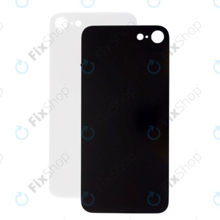 Apple iPhone 8 - Sticlă Carcasă Spate (Silver)