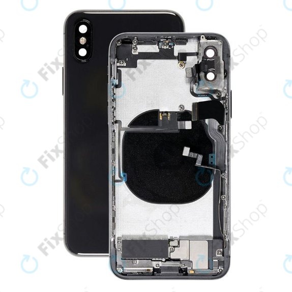 Apple iPhone XS - Carcasă Spate cu Piese Mici (Space Gray)