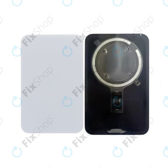 Sticlă carcasă spate MagSafe pentru iPhone 17 Pro, Silver
