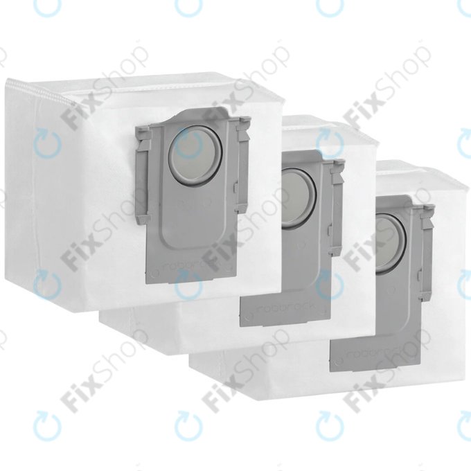 Sac de praf, 3 buc. pentru Roborock Q10 VF, VF+, V, V+, S5, S5+