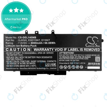 Baterie pentru Dell Latitude 14 5490, Latitude 14 5491, 8800mAh, Li-Ion, 7.6V, 00JWGP, HQ