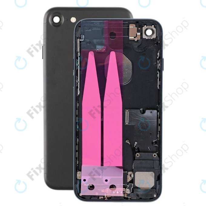 Apple iPhone 7 - Carcasă Spate cu Piese Mici (Black)