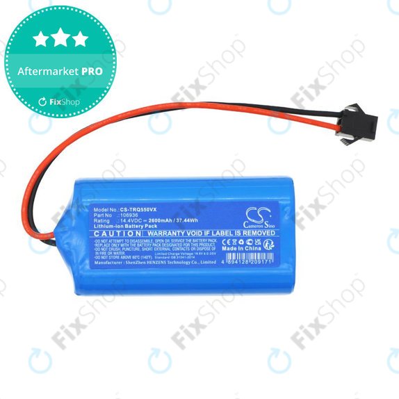 Baterie pentru Tesla Robostar IQ550, 2600mAh, Li-Ion, 14.4V, 106936, HQ