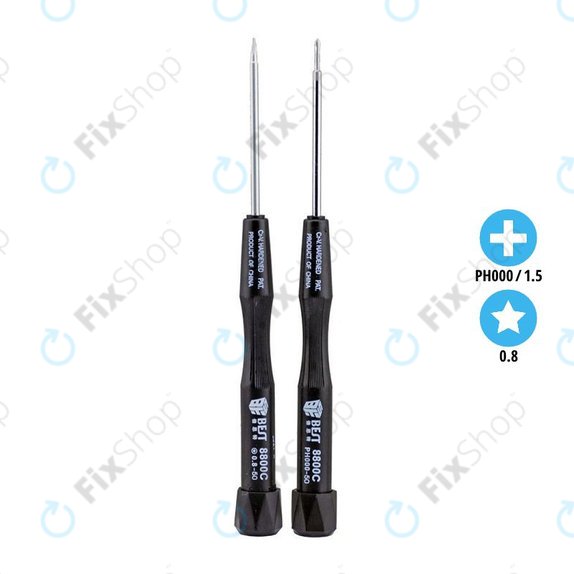 Best 8800C - Șurubelnițe - Pentalobe PL1 (0.8mm) + Phillips PH000 (1.5mm)