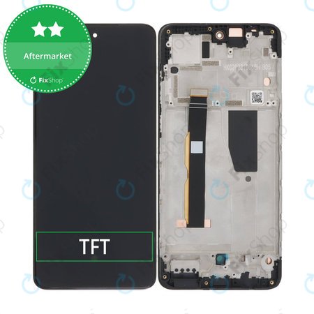 Motorola Moto G84 XT2347 - Ecran LCD + Sticlă Tactilă + Ramă (Black) TFT