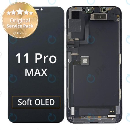 Apple iPhone 11 Pro Max - Ecran LCD + Sticlă Tactilă + Ramă - 661-14099 Genuine Service Pack