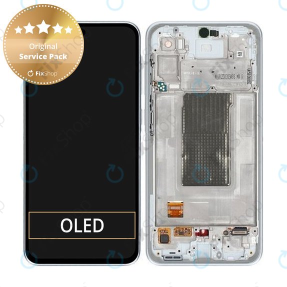 Samsung Galaxy A36 A366E - Ecran LCD + Sticlă Tactilă + Ramă (Awesome Grey) - GH82-36841B Genuine Service Pack
