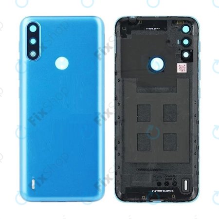 Motorola Moto E7 Power, E7i Power - Carcasă Baterie (Tahiti Blue) - 5S58C18231 Genuine Service Pack