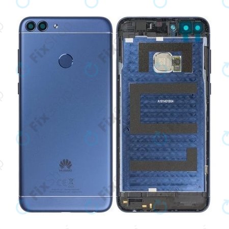 Huawei P Smart FIG-L31 - Carcasă Baterie + Senzor de Amprentă (Blue) - 02351TED, 02351SUS Genuine Service Pack