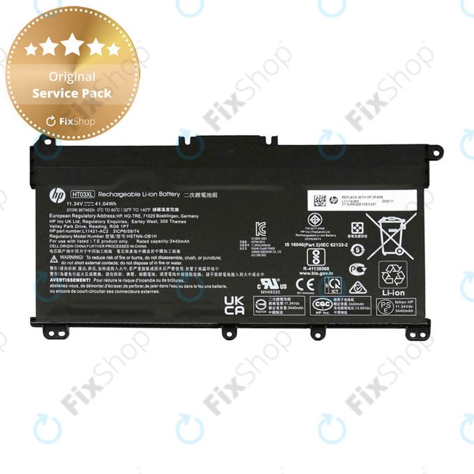 HP 15-da0032nc - Baterie Li-Ion 11.4V 3440mAh - 77052359 Genuine Service Pack
