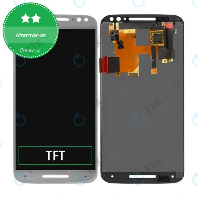 Motorola Moto X Style XT 1572 - Ecran LCD + Sticlă Tactilă (White) TFT