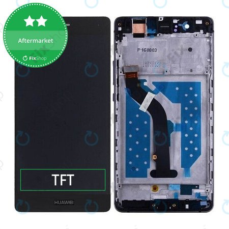 Huawei P9 lite - Ecran LCD + Sticlă Tactilă + Ramă (Black) TFT