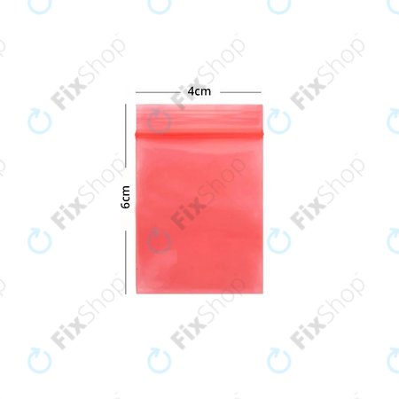 Pungi Antistatice ESD (Red) - 4x6cm 100buc