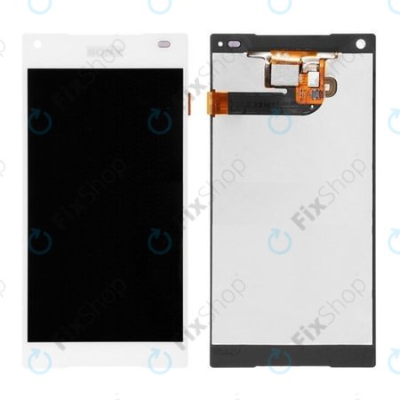 Sony Xperia Z5 Compact E5803 - Ecran LCD + Sticlă Tactilă (Alb) OEM