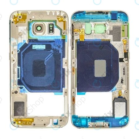 Samsung Galaxy S6 G920F - Ramă Mijlocie (Gold Platinum) - GH96-08583C Genuine Service Pack