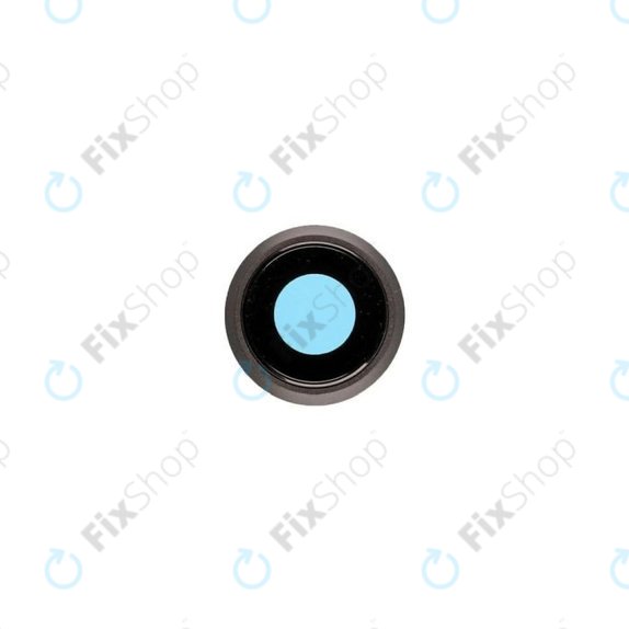 Apple iPhone 8, SE (2020), SE (2022) - Ramă + Sticlă Cameră Spate (Space Gray, Black)