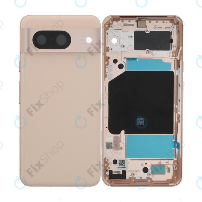 Google Pixel 8 - Carcasă Baterie Complet (Rose)
