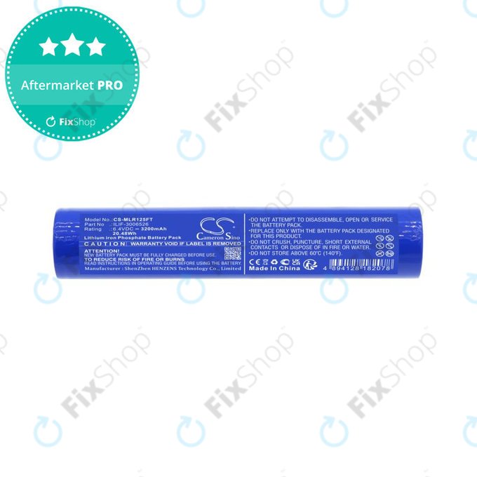 Baterie pentru Maglite ML125, ML150LR, ML150LRX, 3200mAh, LiFePO4, 6.4V, ILIF-3006526, HQ