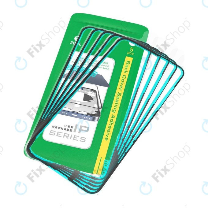 Autocolant de etanșare sub sticlă spate pentru iPhone 15 Pro, 2UUL BA15P, (5buc)