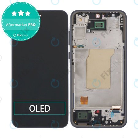Samsung Galaxy A35 A356B - Ecran LCD + Sticlă Tactilă + Ramă (Blue Black) OLED