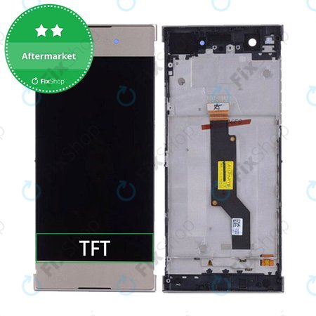 Sony Xperia XA1 G3121 - Ecran LCD + Sticlă Tactilă + Ramă (Gold) TFT