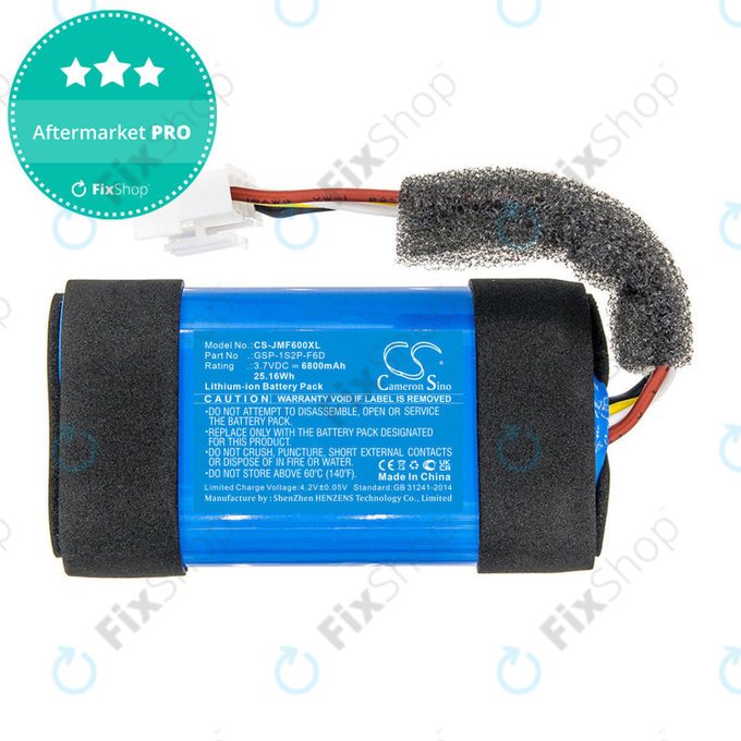 Baterie pentru JBL Flip 6, 6800mAh, Li-Ion, 3.7V, GSP-1S2P-F6D, HQ