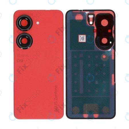 Asus Zenfone 9 AI2202 - Carcasă Baterie (Sunset Red) - 90AI00C3-R7A010 Genuine Service Pack