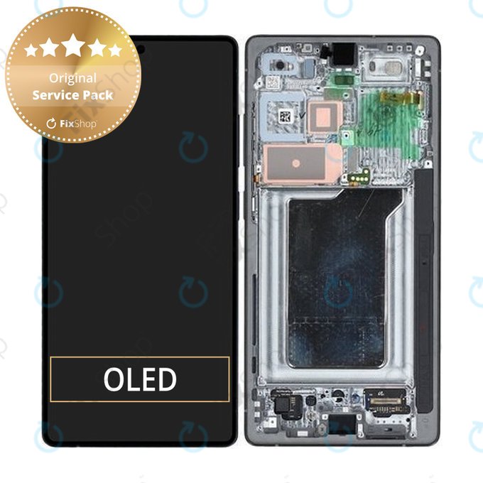 Samsung Galaxy S25 Ultra - Ecran LCD + Sticlă Tactilă + Ramă (Titanium Black) - GH82-36387D Genuine Service Pack