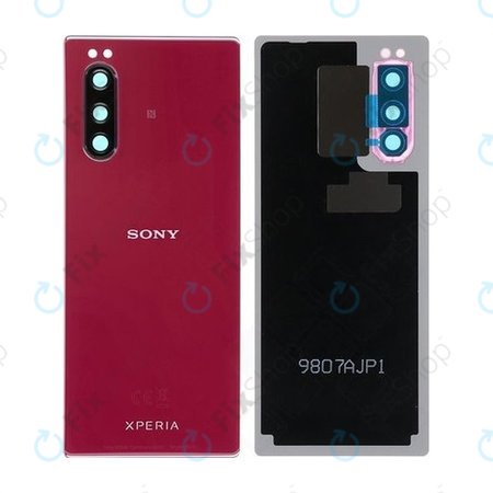 Sony Xperia 5 - Carcasă Baterie (Red) - 1319-9454 Genuine Service Pack