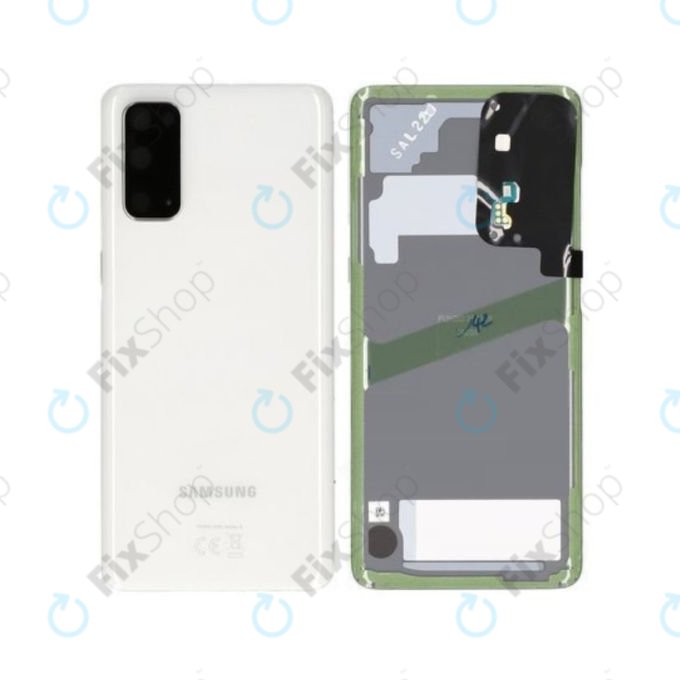 Samsung Galaxy S20 G980F - Carcasă Baterie (Cloud White) - GH82-22068B, GH82-21576B Genuine Service Pack