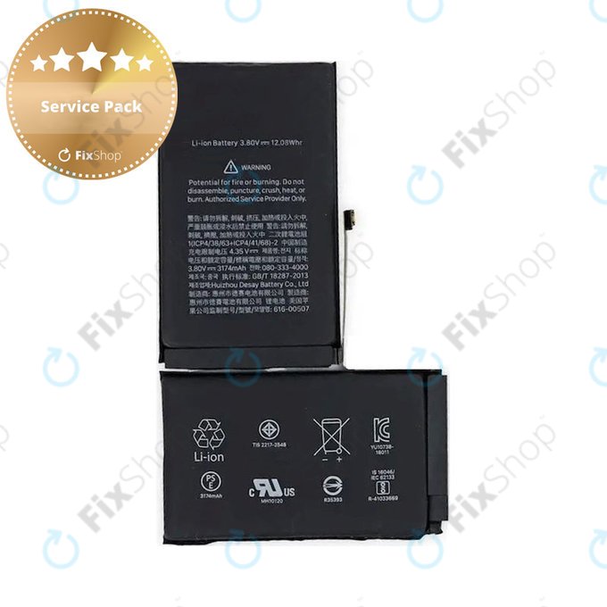 Apple iPhone XS Max - Baterie 3174mAh Service Pack