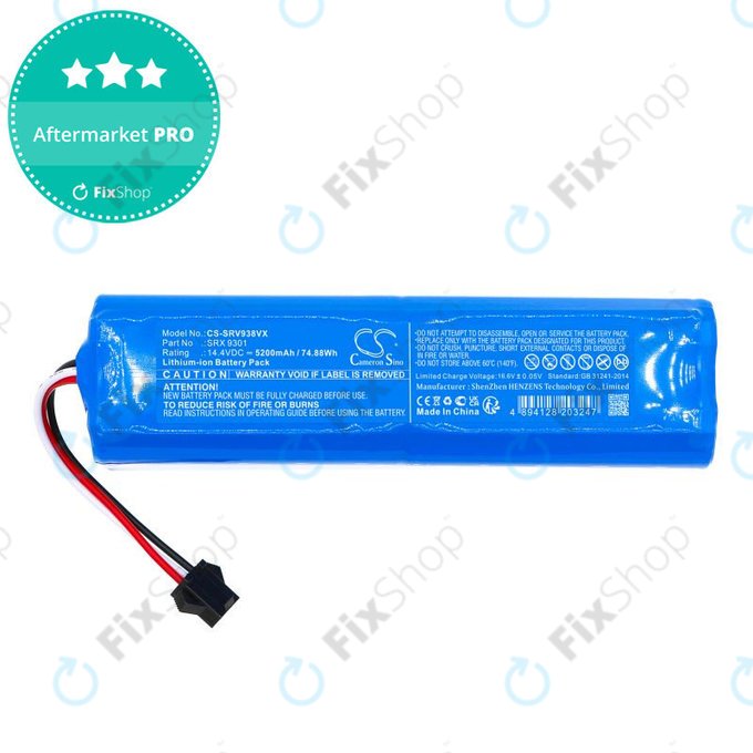 Baterie pentru Sencor SRV 9350WH, 5200mAh, Li-Ion, 14.4V, SRX 9301, HQ