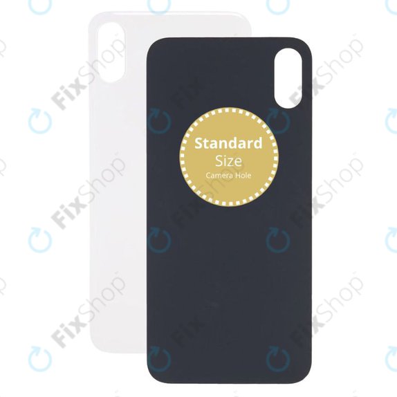 Apple iPhone XS - Sticlă Carcasă Spate (Silver)