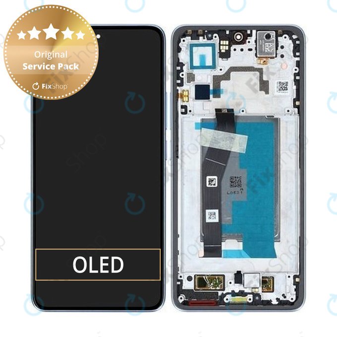 Xiaomi 14T - Ecran LCD + Sticlă Tactilă + Ramă (Titan Blue) - 5600050N12A00 Genuine Service Pack