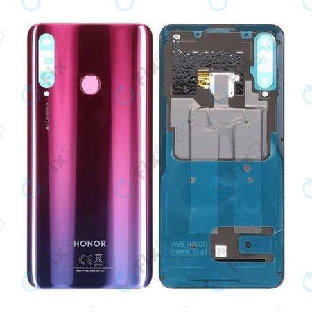 Huawei Honor 20 Lite - Carcasă Baterie + Senzor de Amprentă (Phantom Red) - 02352QNA Genuine Service Pack