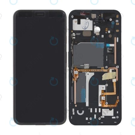 Google Pixel 4 - Ecran LCD + Sticlă Tactilă + Ramă (Oh So Orange) - 20GF2WW0015 Genuine Service Pack