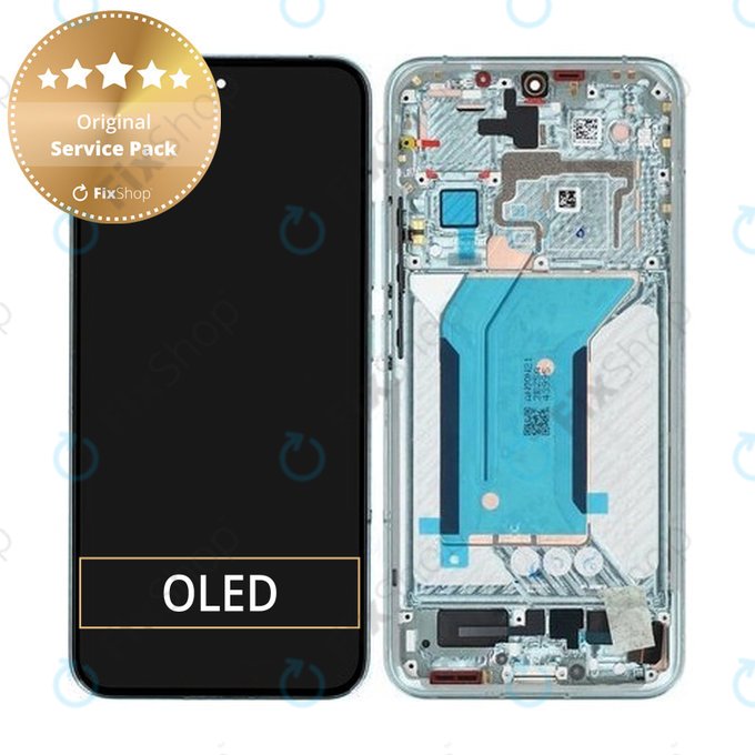 Xiaomi 14 23127PN0CC - Ecran LCD + Sticlă Tactilă + Ramă (Jade Green) - 56000600N300 Genuine Service Pack