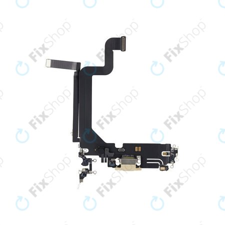 Apple iPhone 14 Pro Max - Conector de Încărcare + Cablu Flex (Gold)
