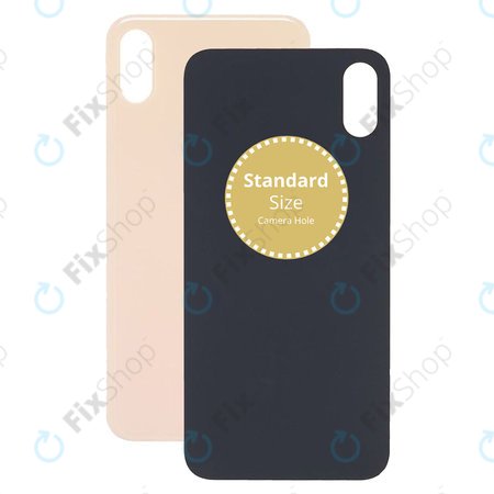Apple iPhone XS - Sticlă Carcasă Spate (Gold)