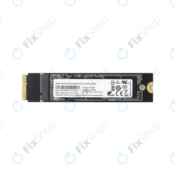 Apple MacBook Air 11" A1465 (Mid 2012), 13" A1466 (Mid 2012) - SSD 256GB