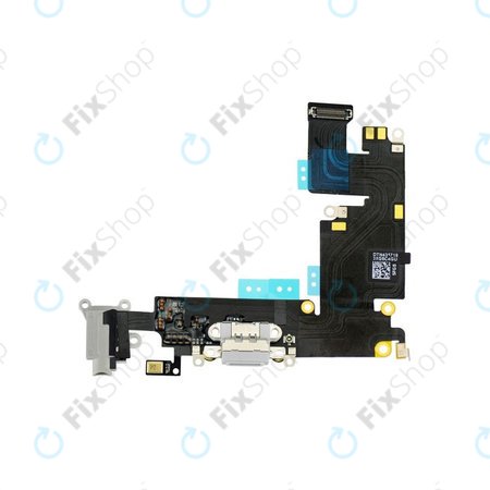 Apple iPhone 6 Plus - Conector de Încărcare + Conector Jack + Microfon + Cablu Flex (Space Gray)