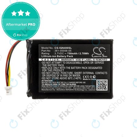 Baterie pentru Garmin Nüvi 40, 750mAh, Li-Ion, 3.7V, 361-00056-05, HQ