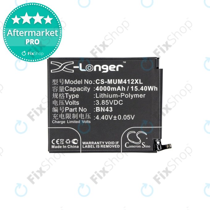 Xiaomi Redmi Note 4X - Baterie BN43 4000mAh HQ