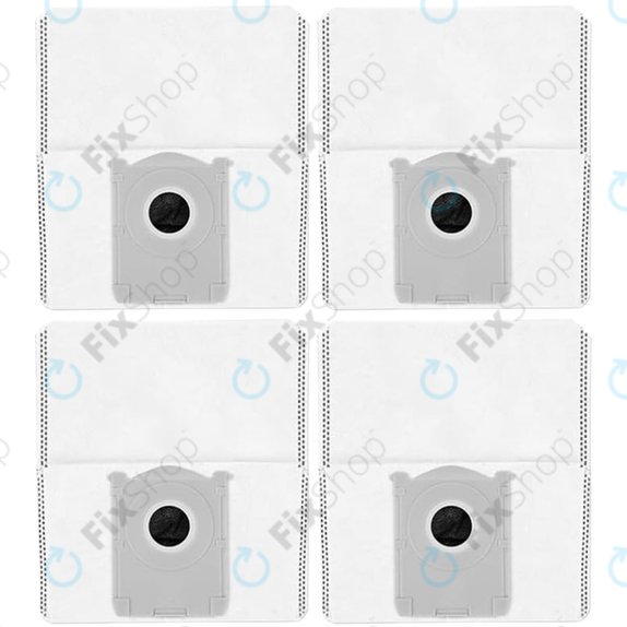 Sac de praf, 4 buc. pentru Ecovacs Deebot T30c, T50-series, T80-series, X8-series, X9 Pro-series