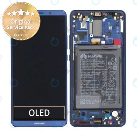 Huawei Mate 10 Pro - Ecran LCD + Sticlă Tactilă + Ramă + Baterie (Midnight Blue) - 02351RVH