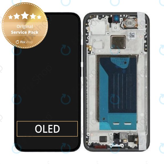 Ecran pentru Xiaomi 15T 5G, Black, Sticlă tactilă cu ramă, 5600010O12A00, Genuine Service Pack