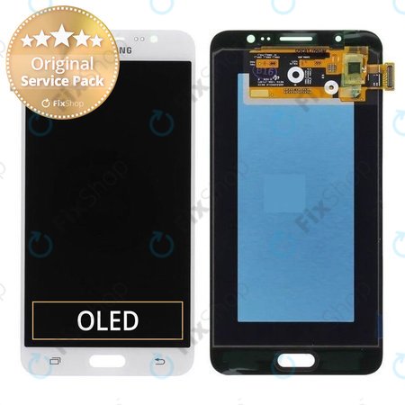 Samsung Galaxy J7 J710FN (2016) - Ecran LCD + Sticlă Tactilă (White) - GH97-18855C Genuine Service Pack
