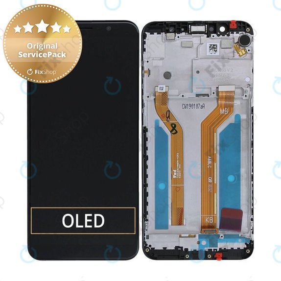 Asus Zenfone Max Pro ZB602KL (X00TD) - Ecran LCD + Sticlă Tactilă + Ramă (Deepsea Black) - 90AX00T1-R20010 Genuine Service Pack