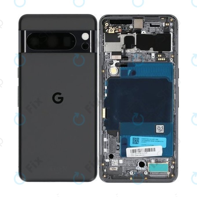 Google Pixel 8 Pro GC3VE, G1MNW - Carcasă Baterie (Obsidian) - G949-00693-01 Genuine Service Pack